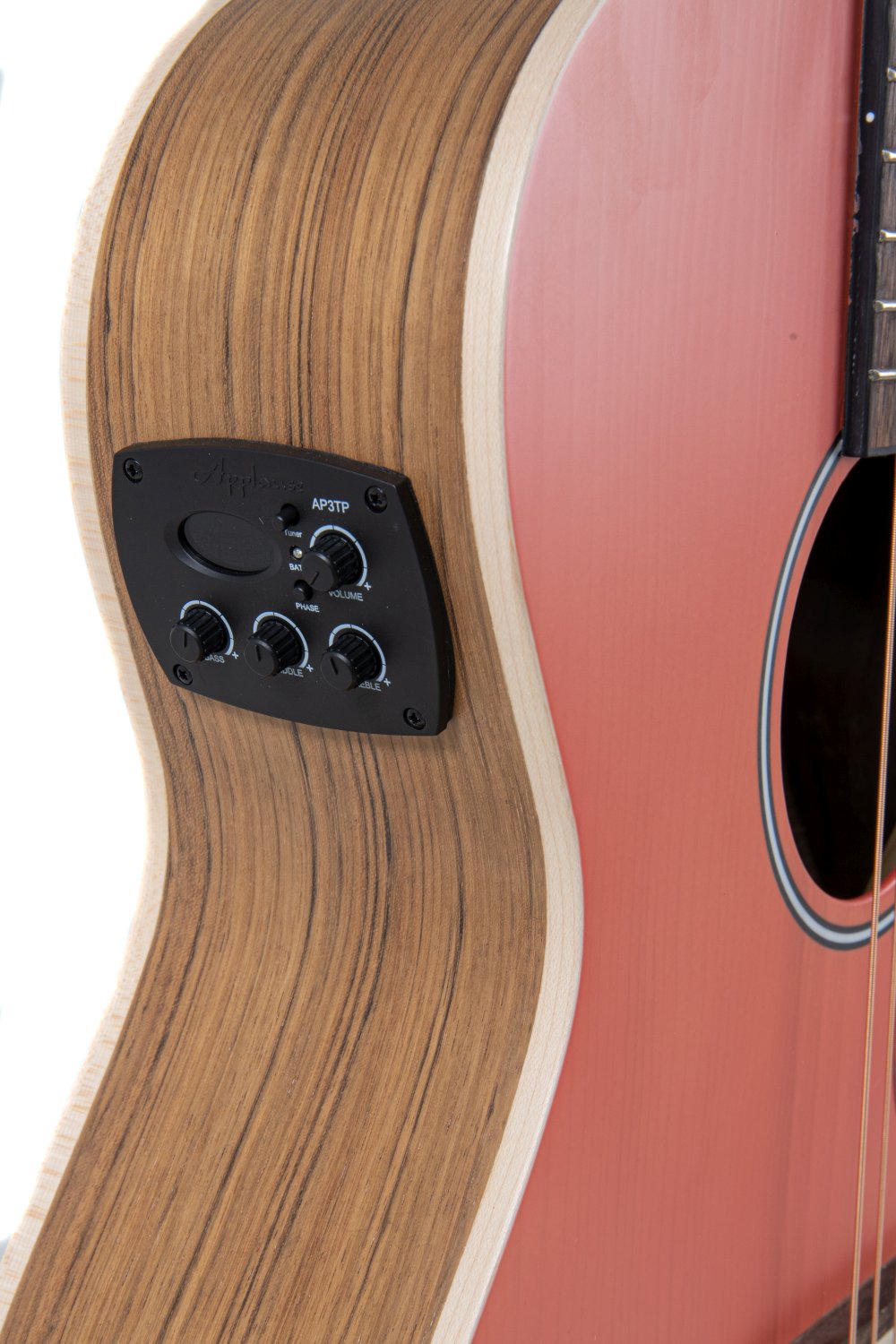 Applause Jump OM Cutway Electric, Peach - view 10