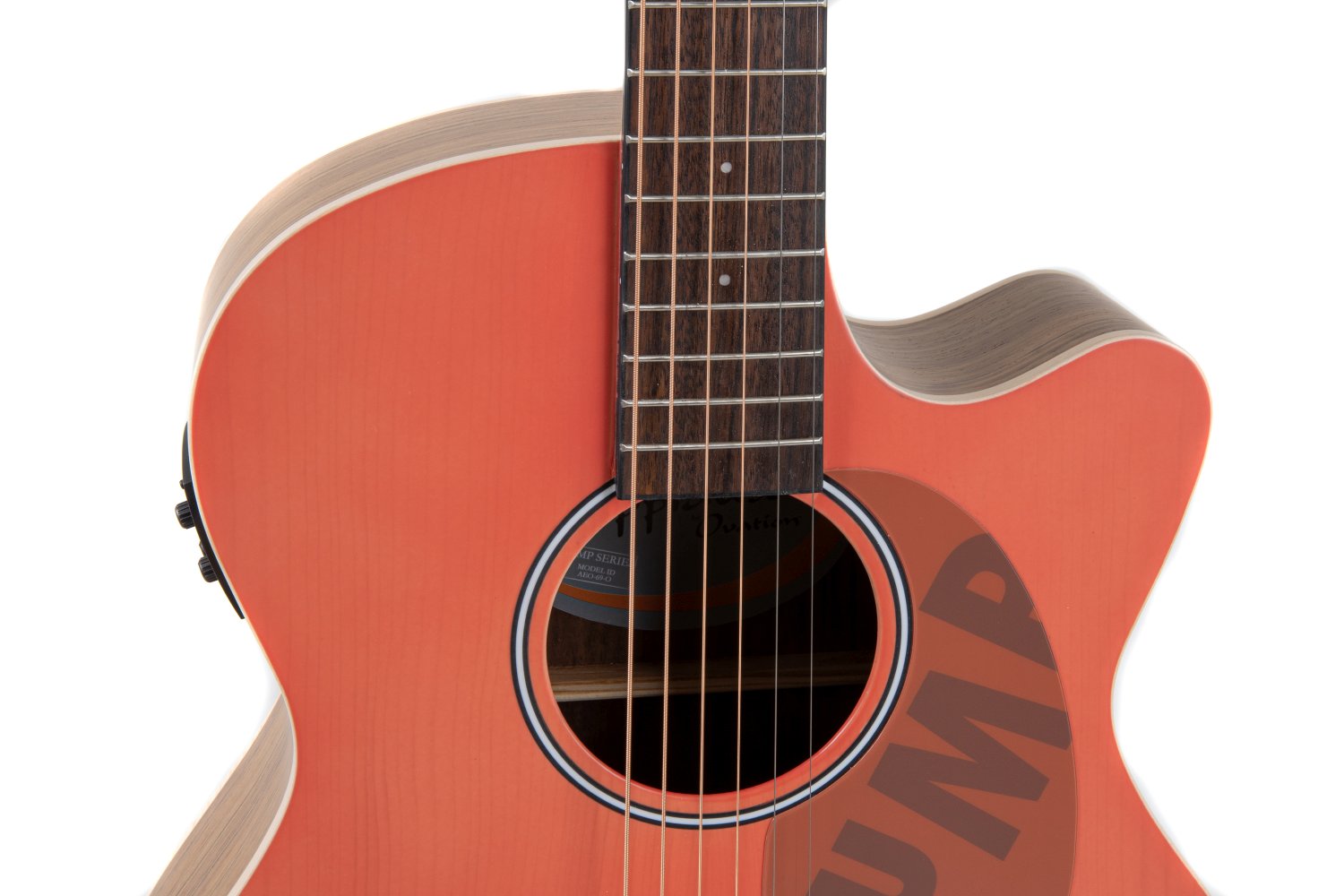 Applause Jump OM Cutway Electric, Peach - view 6