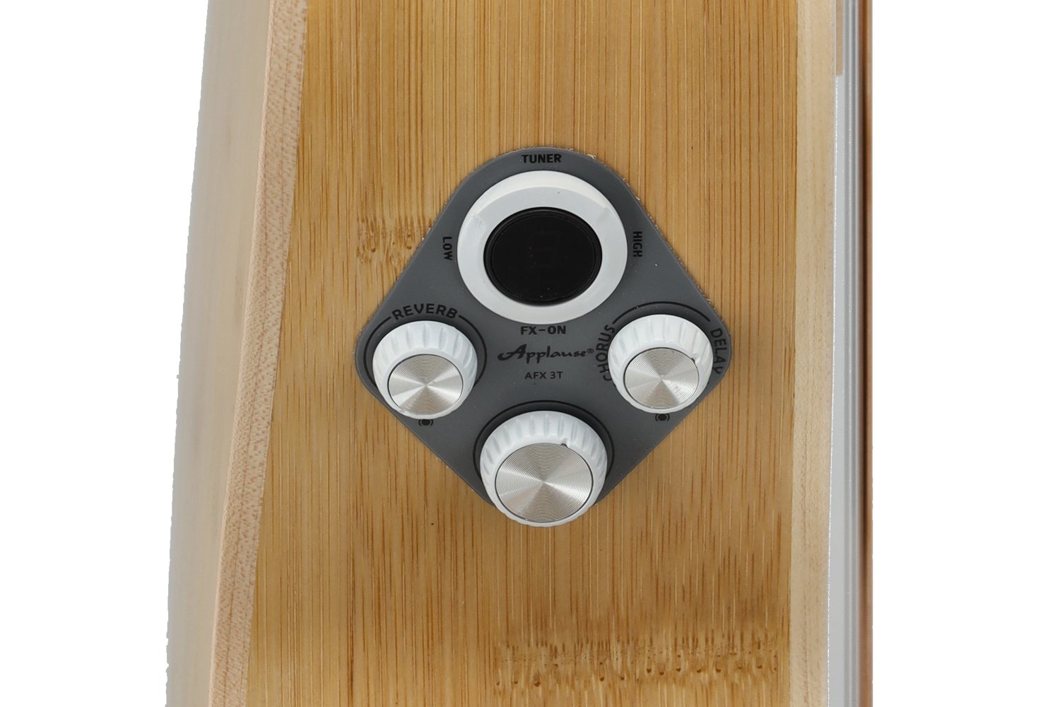 Applause Jump OM Cutway Electric, Blank Canvas Satin White - view 10