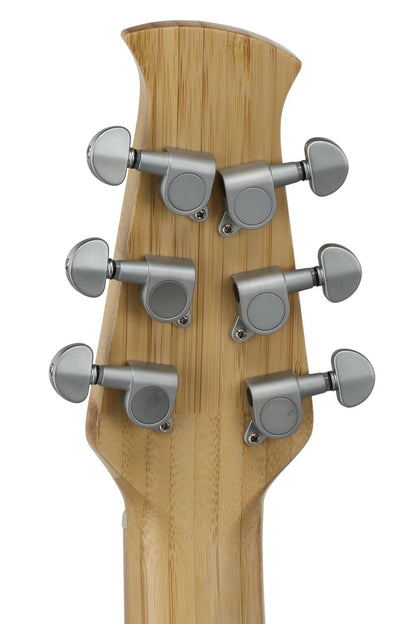 Applause Jump OM Cutway Electric, Blank Canvas Satin White - view 12
