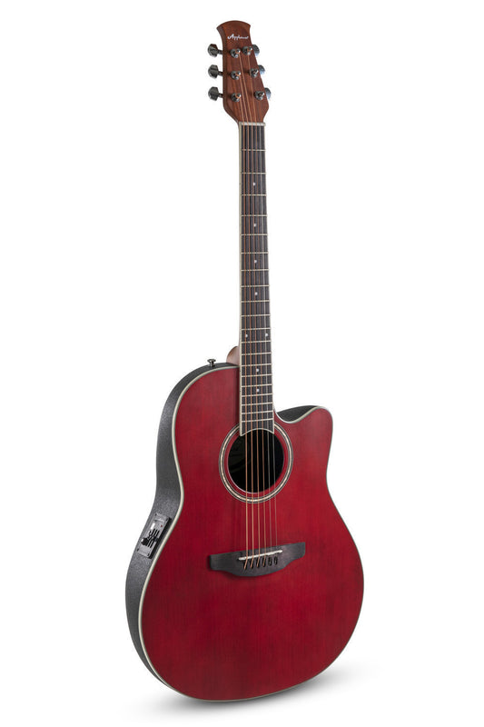 Applause E-Acoustic Guitar AB24-2S, Ruby Red Satin - view 1