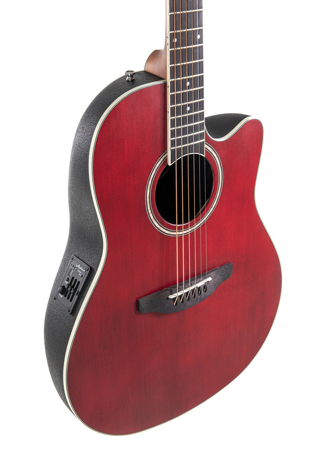 Applause E-Acoustic Guitar AB24-2S, Ruby Red Satin - view 4