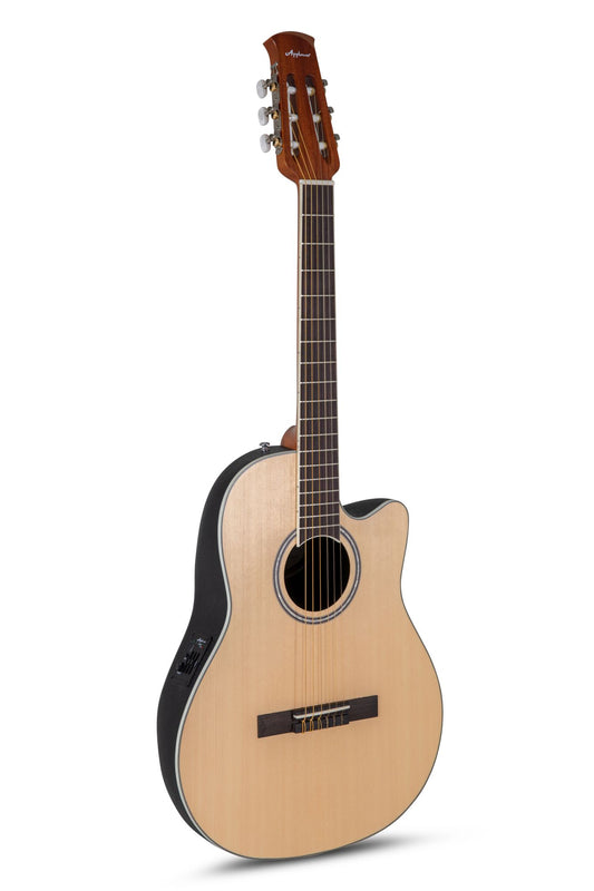 Applause E-Acoustic Classical Guitar AB24CS-4S, Natural Satin Spruce - view 1