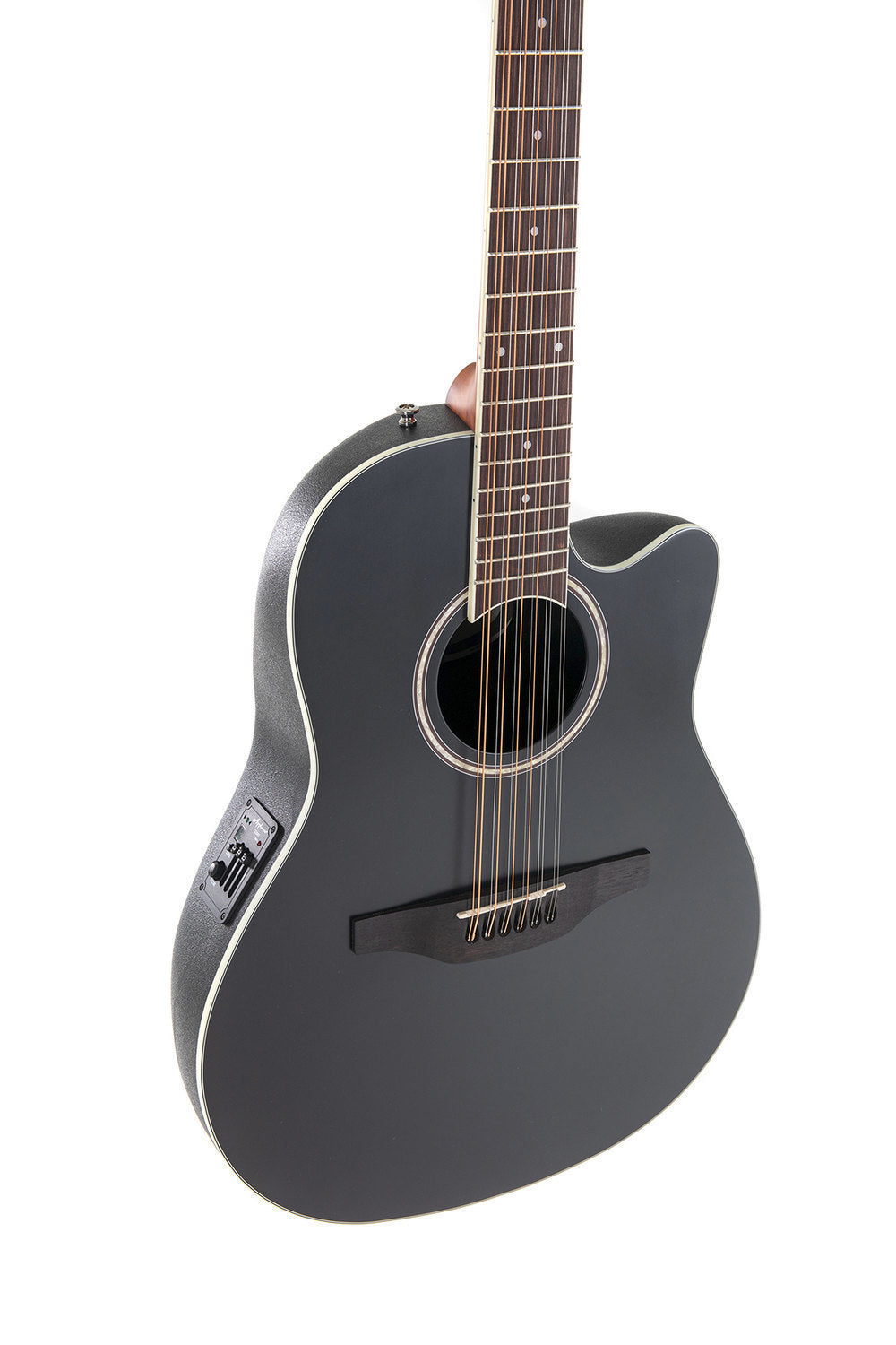 Applause E-Acoustic Guitar AB2412-5S, Black Satin, 12-String - view 4