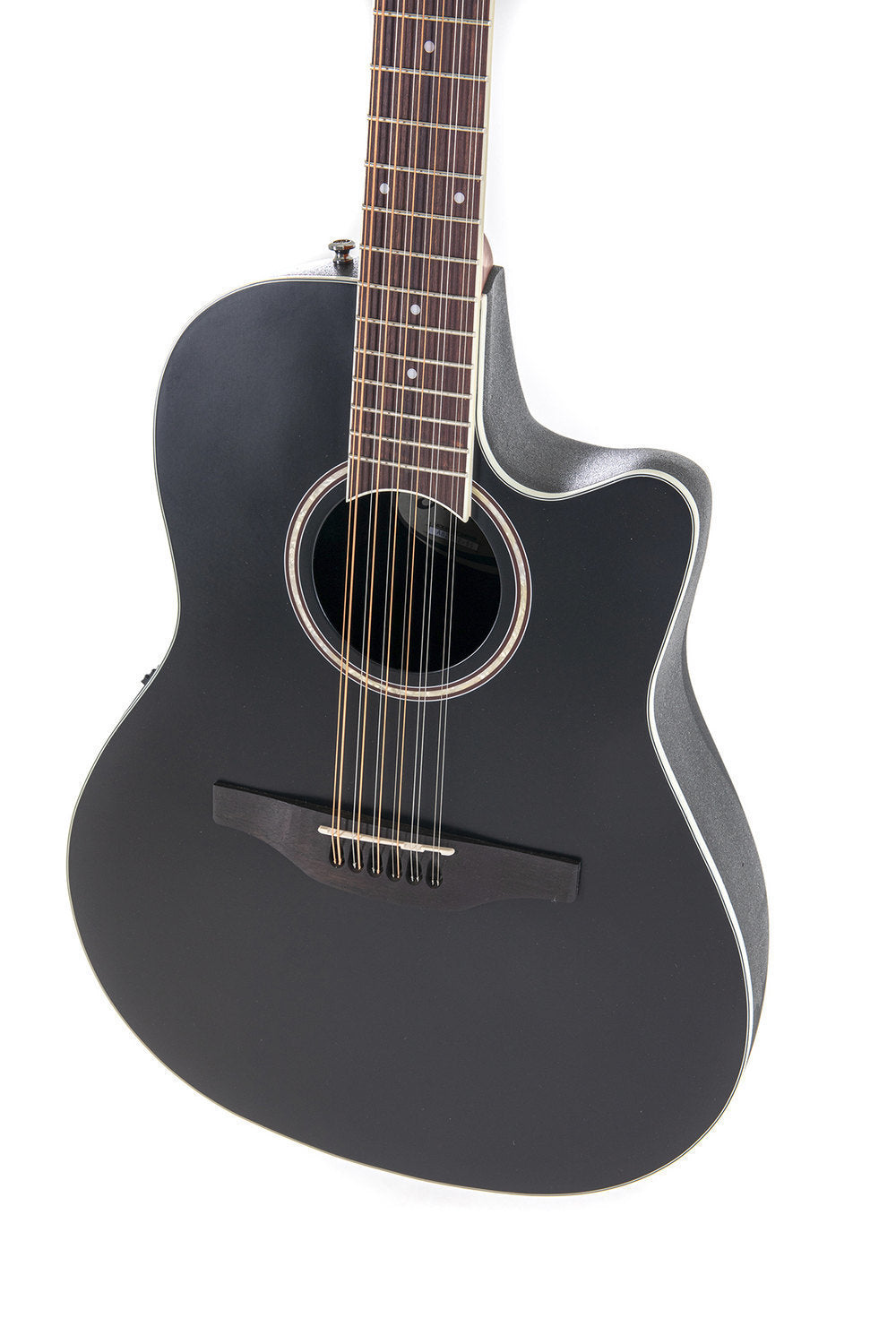 Applause E-Acoustic Guitar AB2412-5S, Black Satin, 12-String - view 5