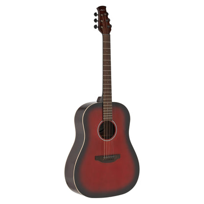 Applause Jump AAS-69-CB Slope Shoulder Dreadnought Acoustic Guitar, Gloss Cherry Burst, view 2