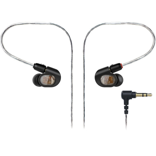 Audio Technica In-Ear Monitor Headphones, flexible memory cable