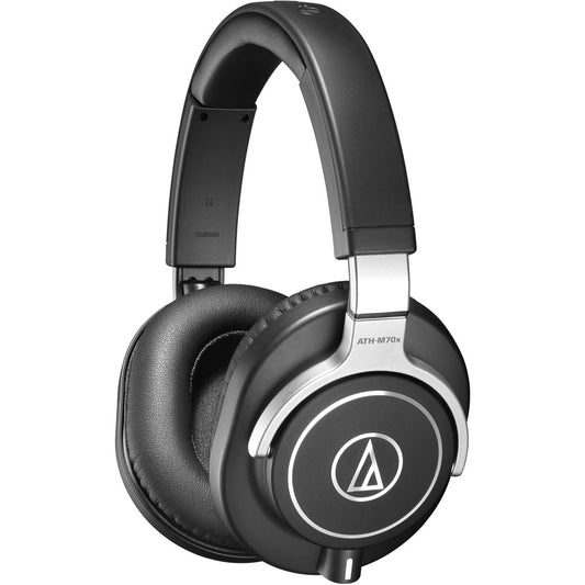Audio Technica Closed-back professional monitor headphones, detachable cables.
