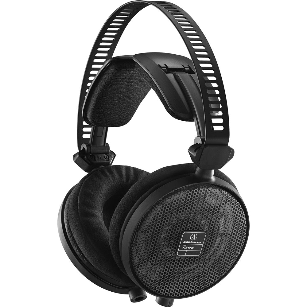 Audio Technica Open-back professional reference headphones, detachable cables.