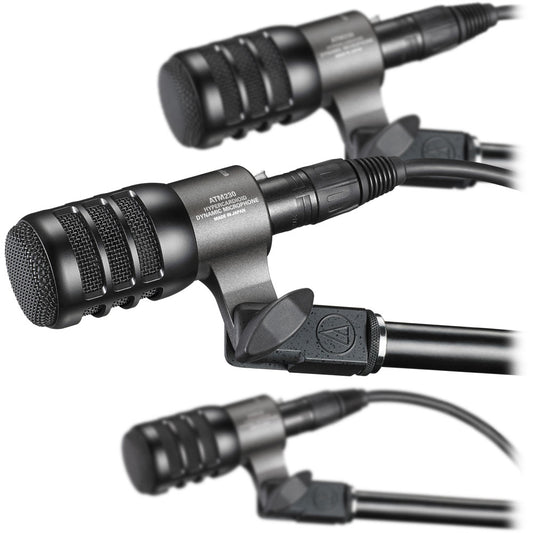 Audio Technica Hypercardioid Dynamic Instrument microphone, 3 pack of mics