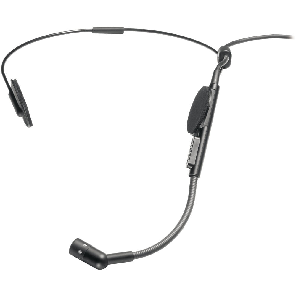 Audio Technica ATM73ac cardioid condenser headworn microphone terminated with cH-style screw-dow