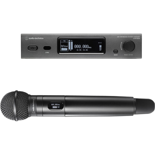 Audio Technica 3000 Series Wireless System (4th gen) includes: ATW-R3210 receiver and ATW-T3202