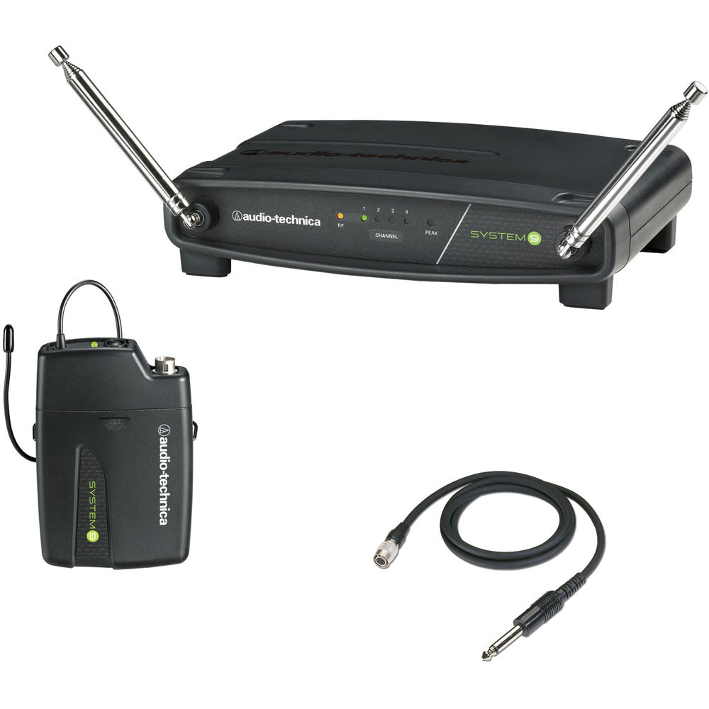 Audio Technica System 9 Wireless system includes ATW-R900a receiver and ATW-901a body-pack trans