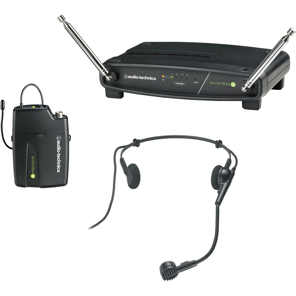 Audio Technica System 9 Wireless system includes ATW-R900a receiver and ATW-901a body-pack trans