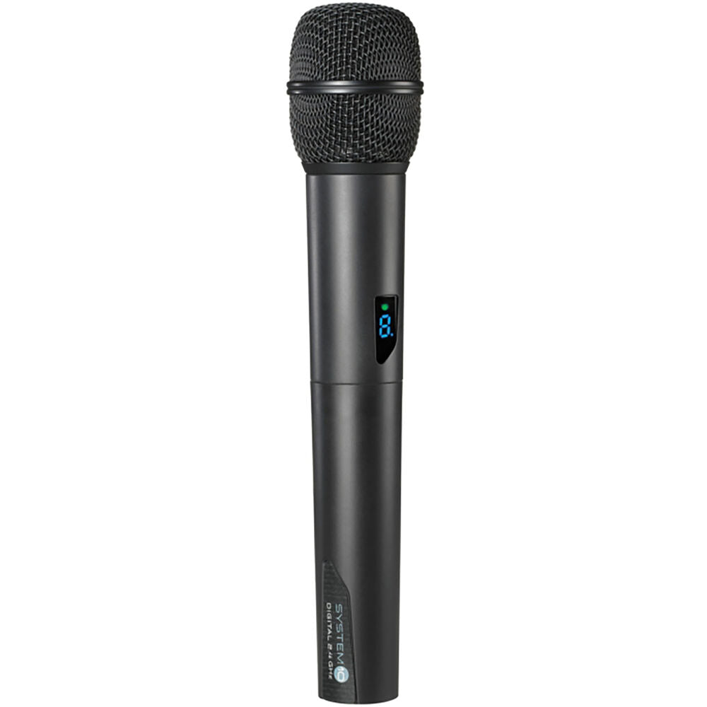 Audio Technica System 10 handheld microphone/transmitter with unidirectional dynamic element, 2.