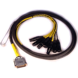 Avid DB25 XLR M+f AES/EBU DigiSnake 4' Model #MH097