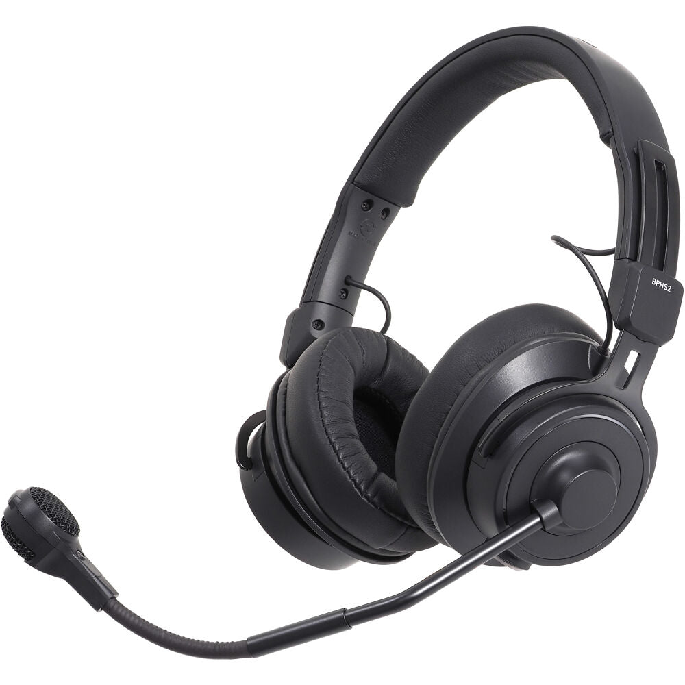 Audio Technica Broadcast stereo headset with hypercardioid dynamic boom microphone