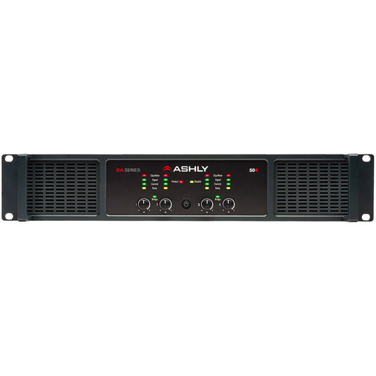 ASHLY Power Amplifier 4 x 500W @ 4 Ohms, 250W @ 8 Ohms, 1000W bridged 70V
