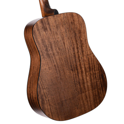 Cort Earth60 mahogany back detail