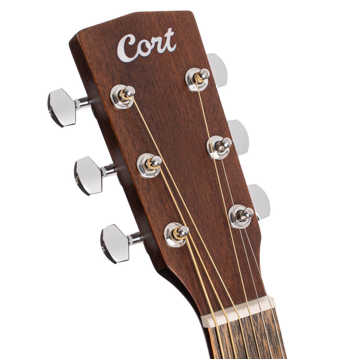 Cort Earth60 headstock with die-cast tuners