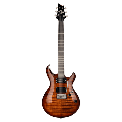 Cort M600T electric guitar, Blue Burst, front