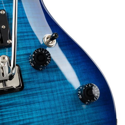 Cort M600T Blue Burst, detail