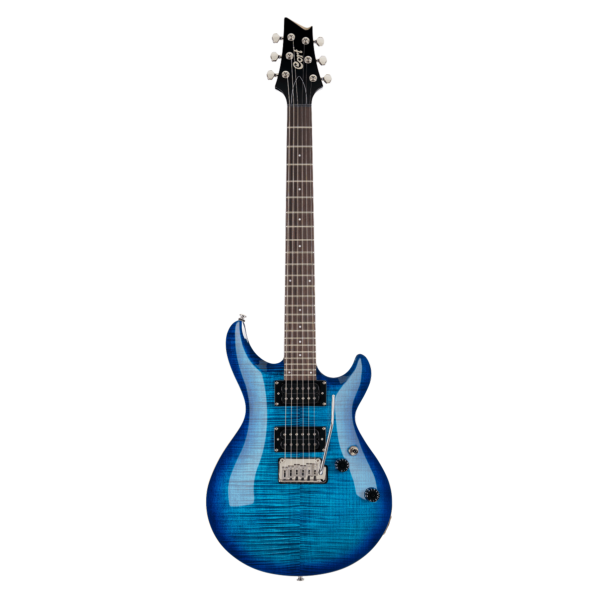 Cort M600T electric guitar, Tobacco Sunburst, front
