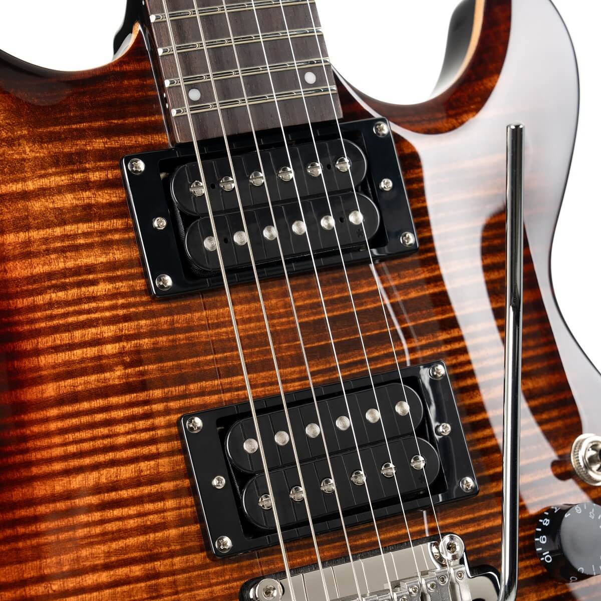 Cort M600T Tobacco Sunburst, detail