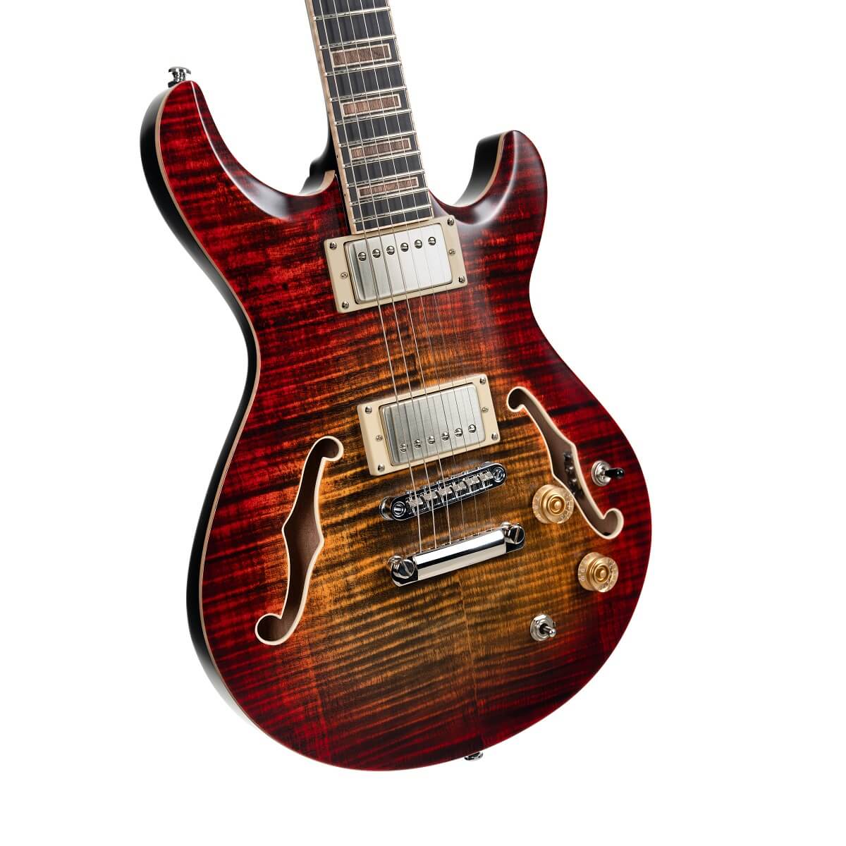 Cort M900 Flaming Burst, flamed maple top