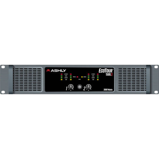 ASHLY EcoTour 1500.2 High-Efficiency Touring Power Amplifier 2X1500W