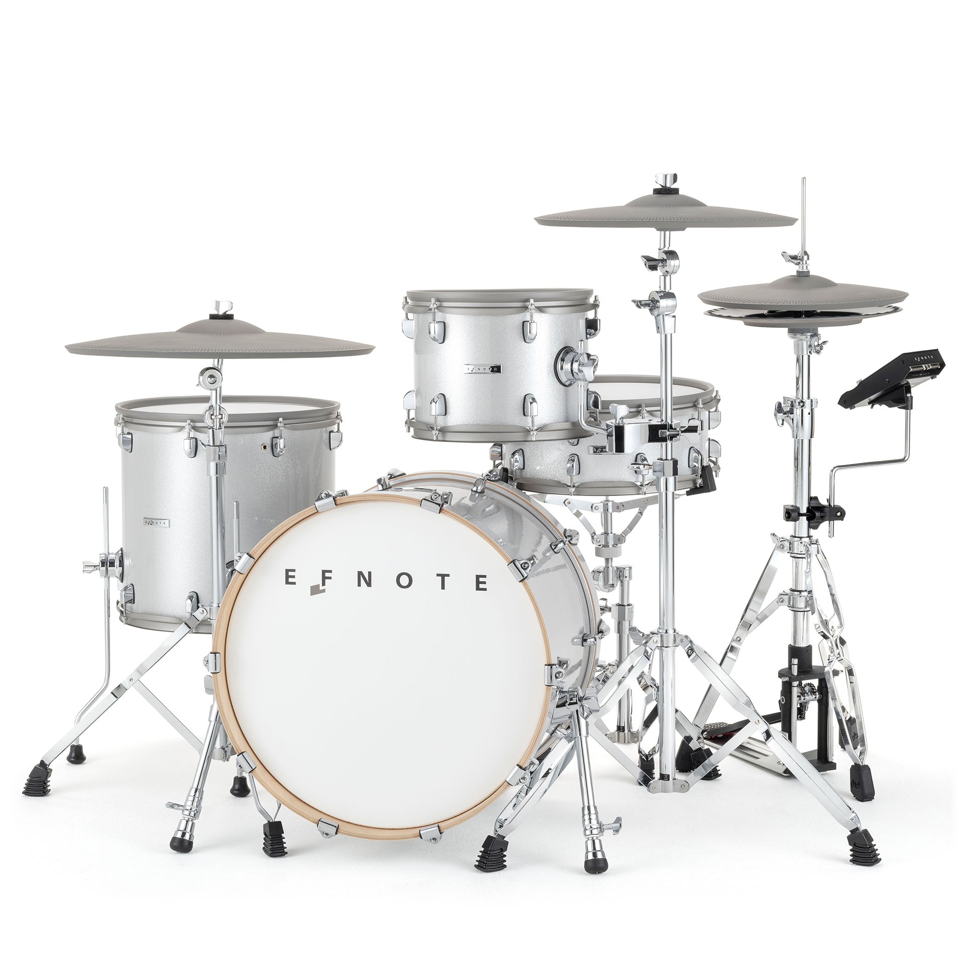 EFNOTE 7 full-size electronic drum kit front view