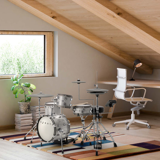 EFNOTE mini compact electronic drum kit front view
