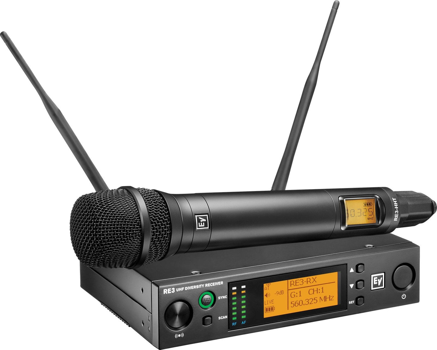 Electro-Voice RE3-RE420-5L Handheld Set with RE420 Head 488-524 MHz