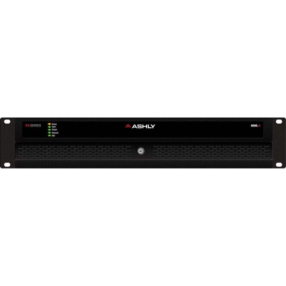 ASHLY 4-Channel Power Amplifier with DSP, 4 x 500W at 2/4 Ohms