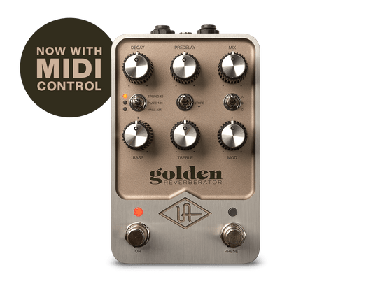 Golden Reverb Pedal
