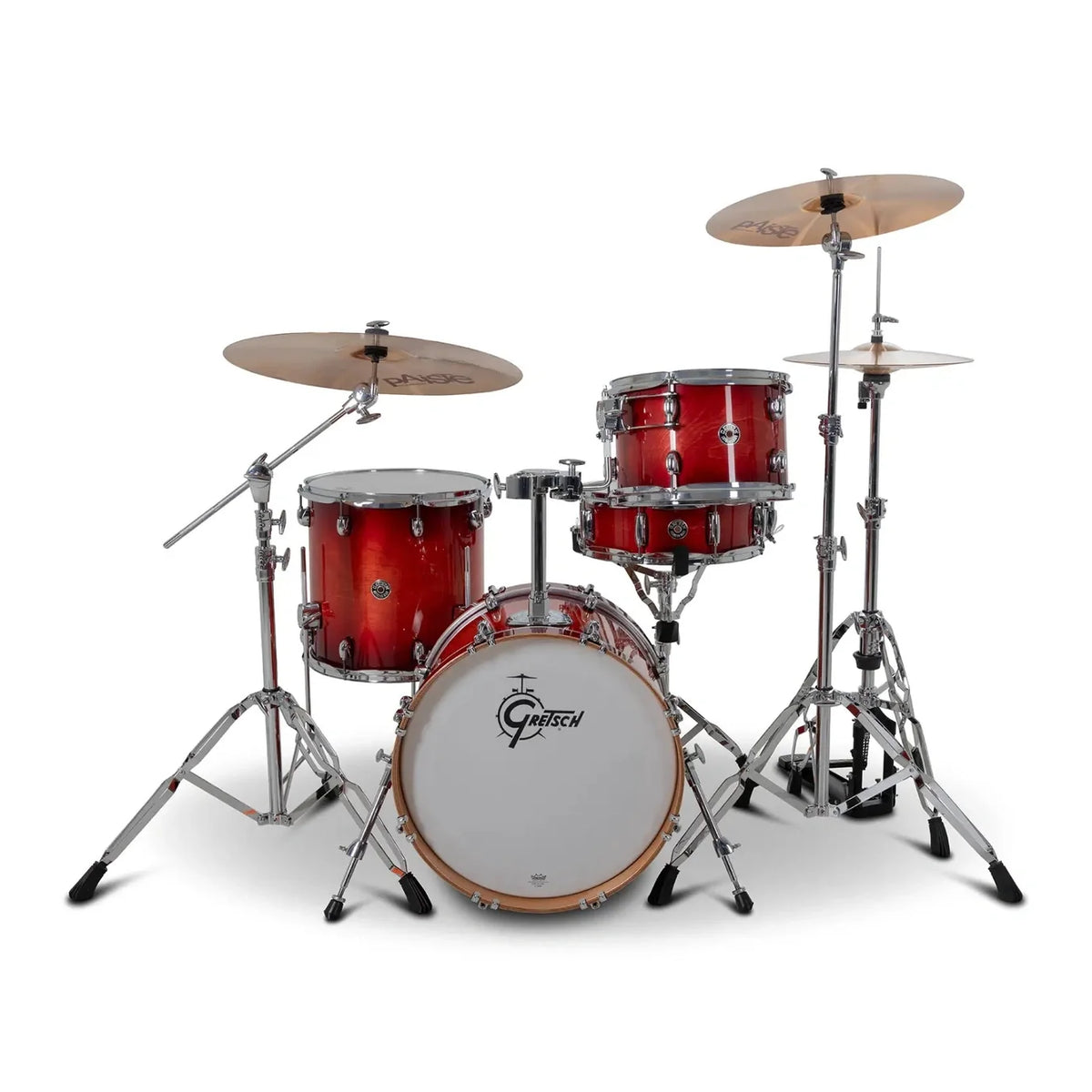 Gretsch Catalina Club 4-Piece Shell Pack in Gloss Crimson Burst, view 2
