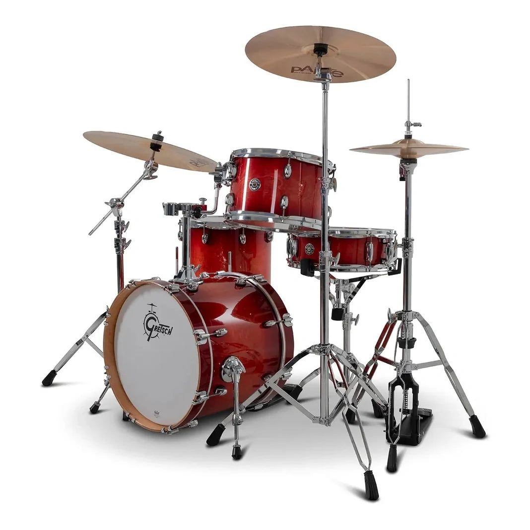 Gretsch Catalina Club 4-Piece Shell Pack in Gloss Crimson Burst, view 3