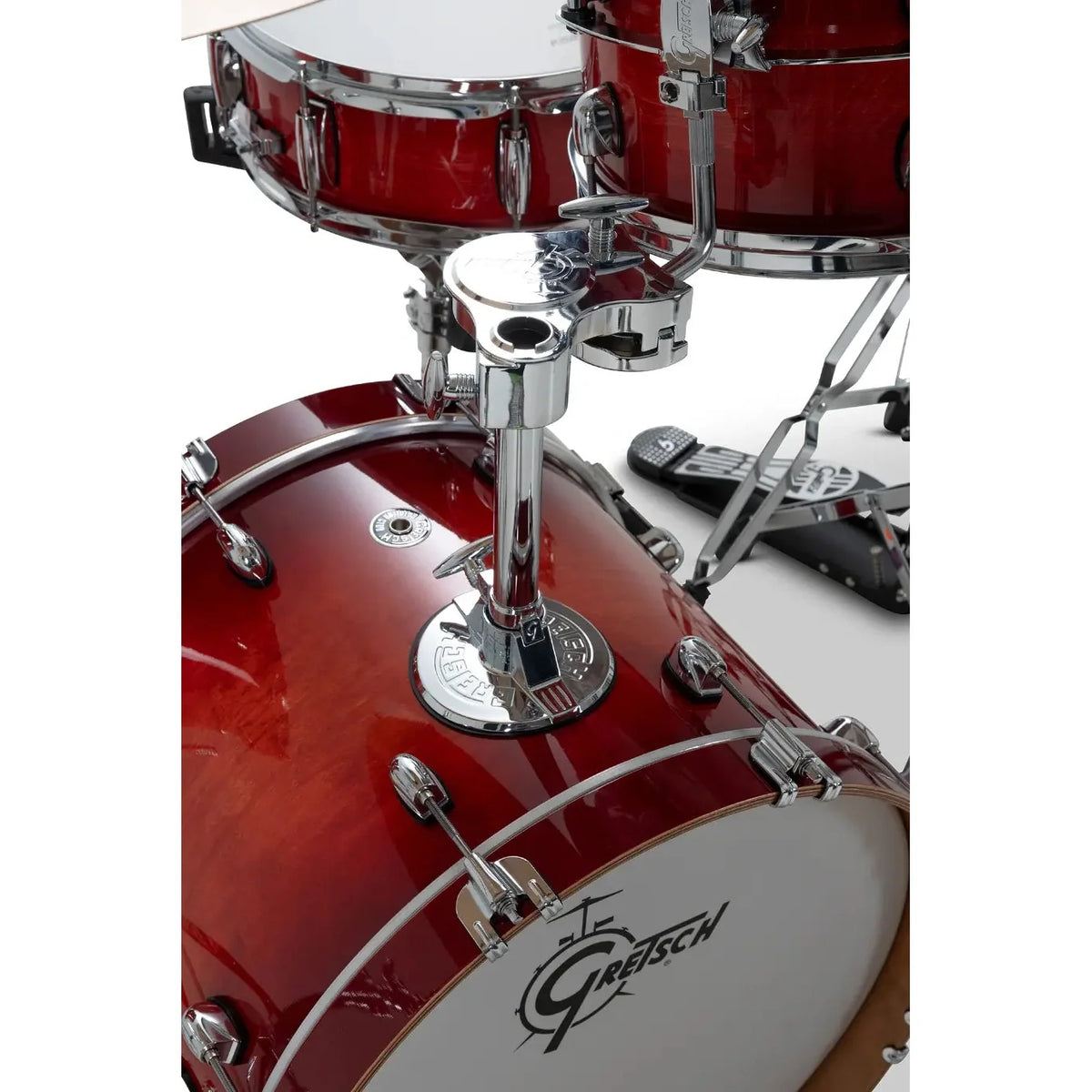 Gretsch Catalina Club 4-Piece Shell Pack in Gloss Crimson Burst, view 8
