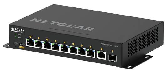 NETGEAR AV Line M4250-9G1F-POE Managed Switch (GSM4210PD)