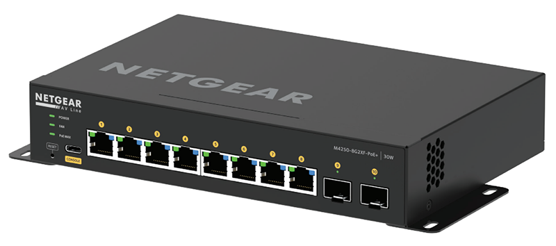 NETGEAR AV Line M4250-8G2XF-POE Managed Switch (GSM4210PX)
