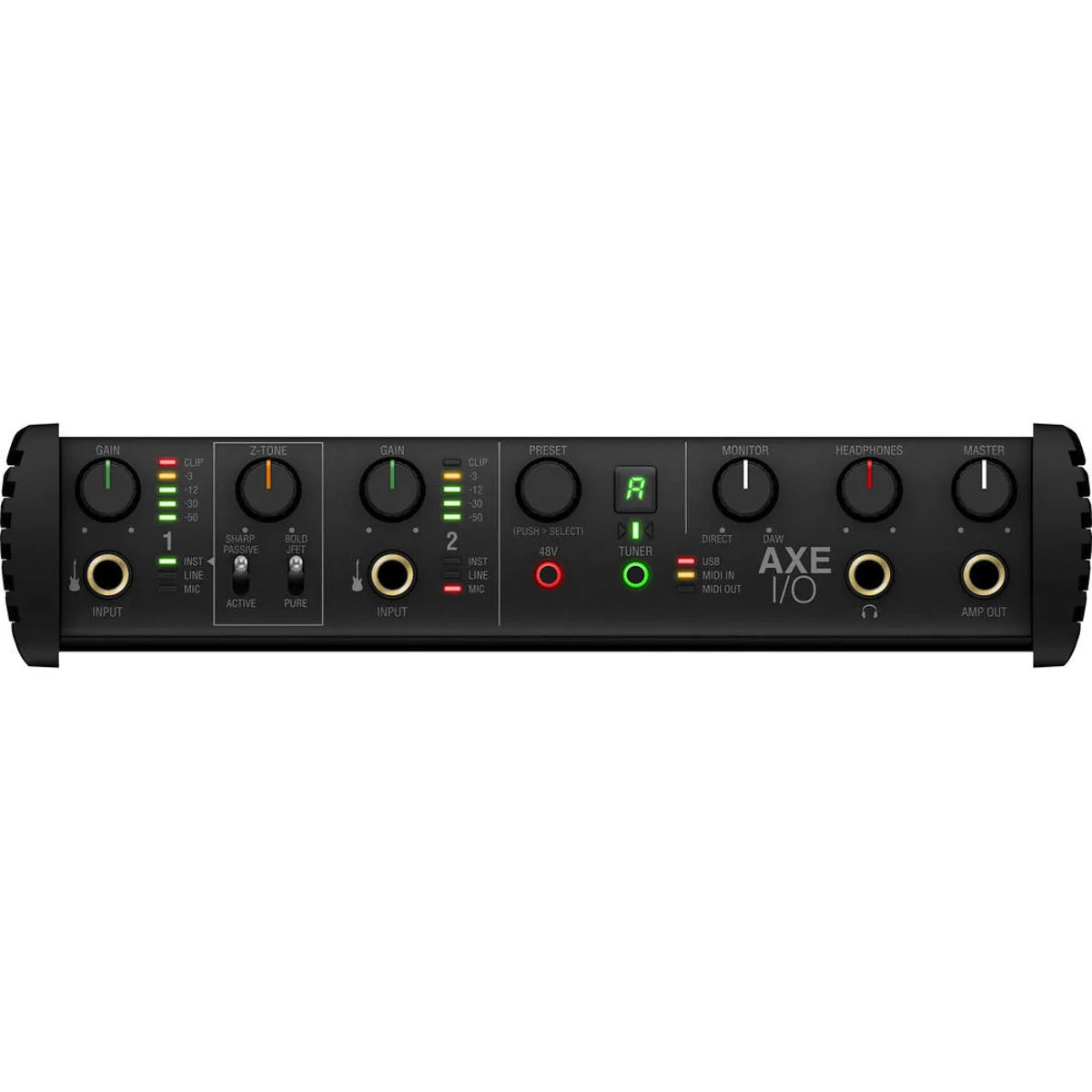 AXE I/O premium audio interface with advanced guitar tone shaping