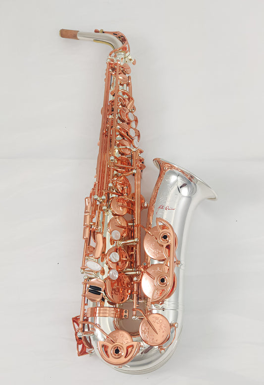 Special Edition Revelation Series Professional Alto Saxophone (925 neck) Silver / Rose Gold