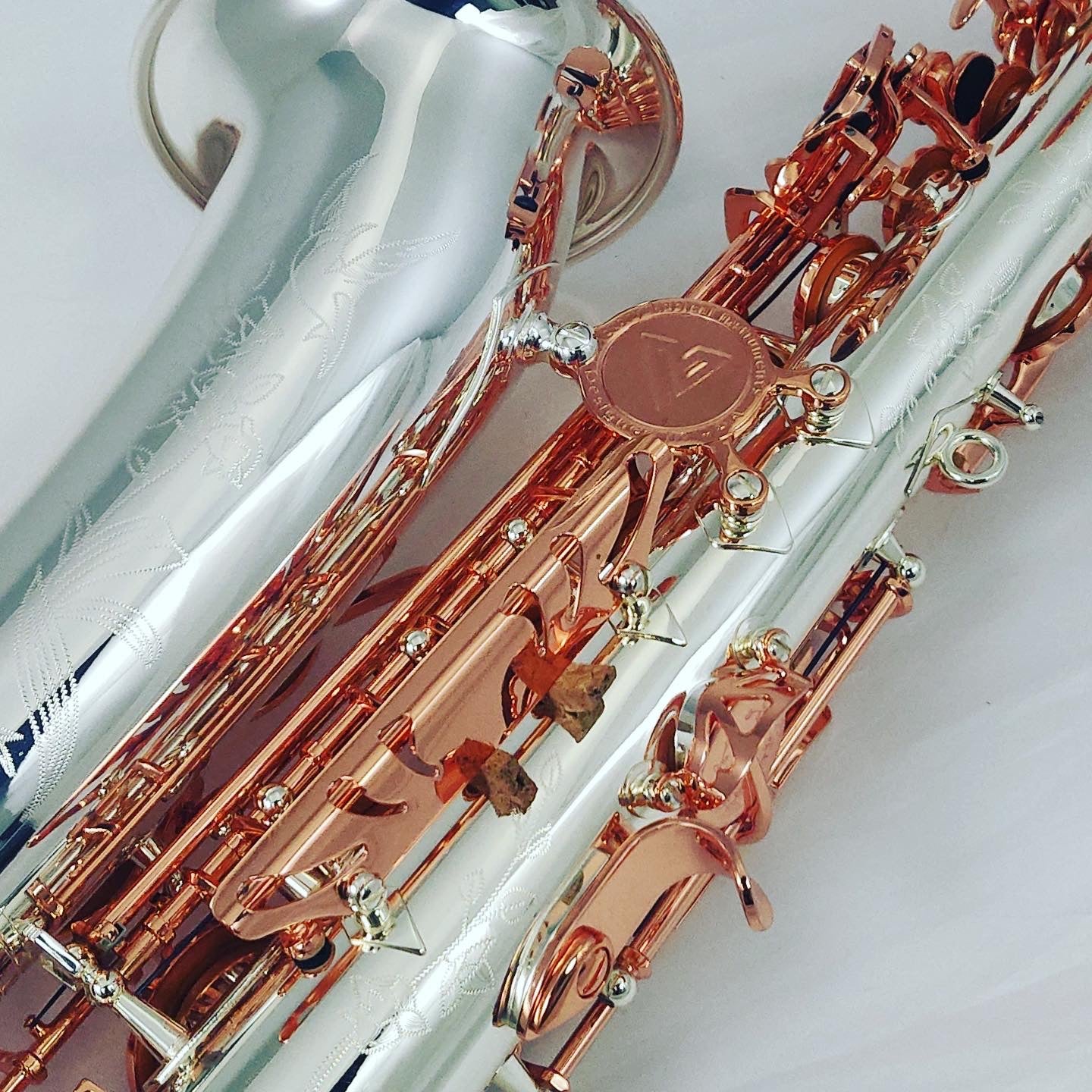 Special Edition Revelation Series Professional Alto Saxophone (925 neck) Silver / Rose Gold