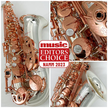 Special Edition Revelation Series Professional Alto Saxophone (925 neck) Silver / Rose Gold
