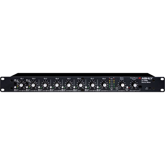ASHLY Mixer 8 Input Stereo Line, 1U