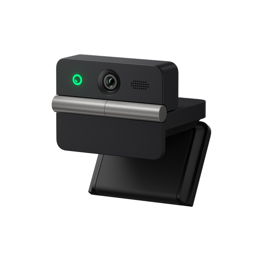 OBSBOT Meet Flip foldable 4K webcam on its unibody stand