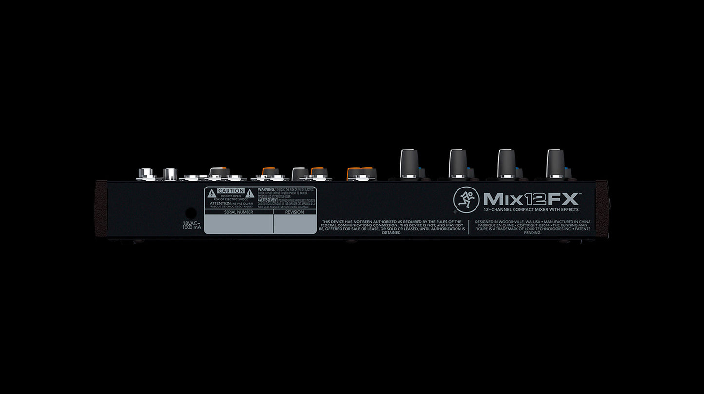 Mackie MIX12FX 12-Channel Compact Mixer w/ FX