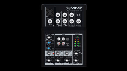 Mackie MIX5 5-Channel Compact Mixer