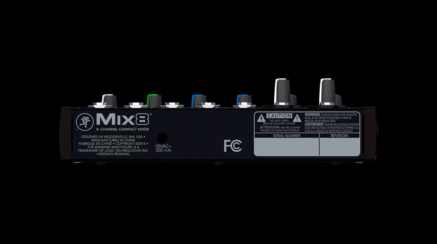 Mackie MIX8 8-Channel Compact Mixer