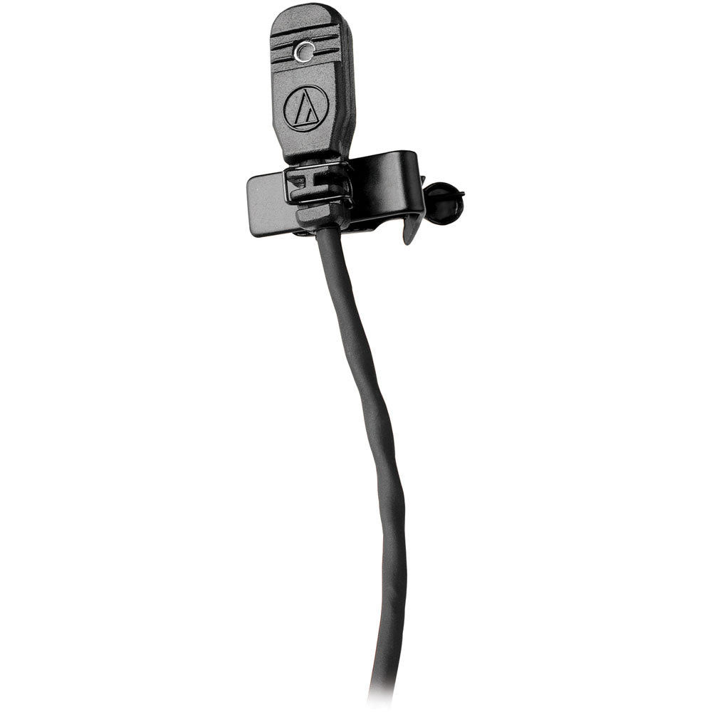 Audio Technica Omnidirectional condenser lavalier microphone with 55" unterminated cable